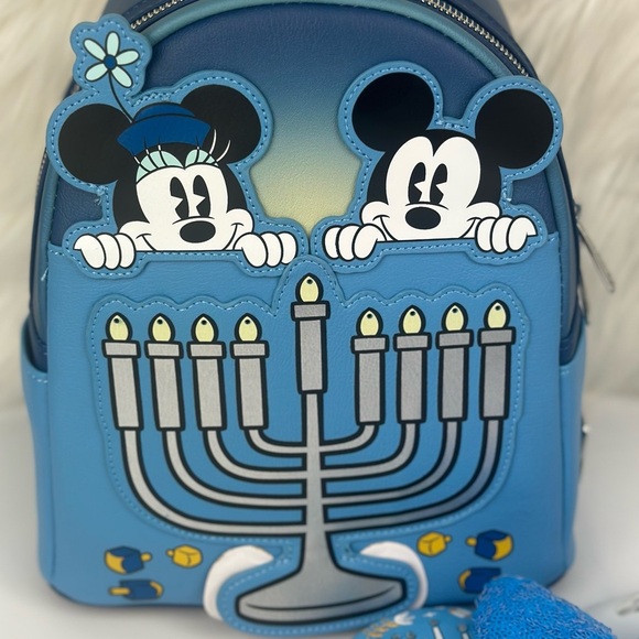 Blue Mickey Mouse Kids Backpack and Headband Set - Picture 2 of 10
